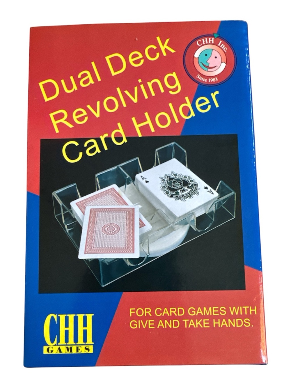 NWOT Dual Deck Revolving Card Holder